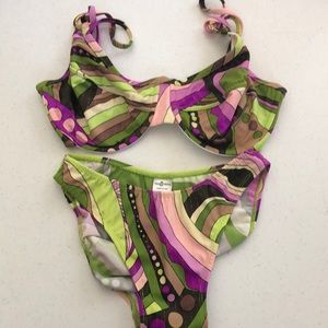 Tara Grinna Bikini retro pattern